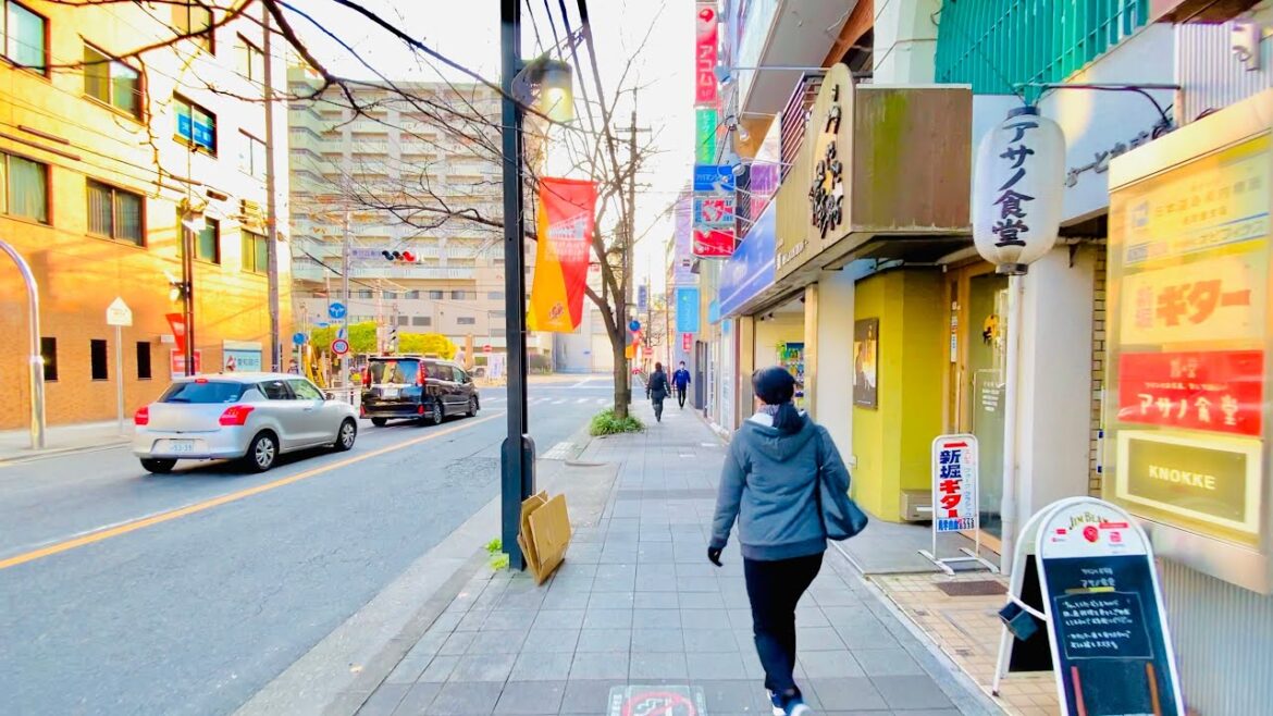 【4K】Modern Japanese Houses / Morning Commute / Neighborhood Walking Tour in Japan