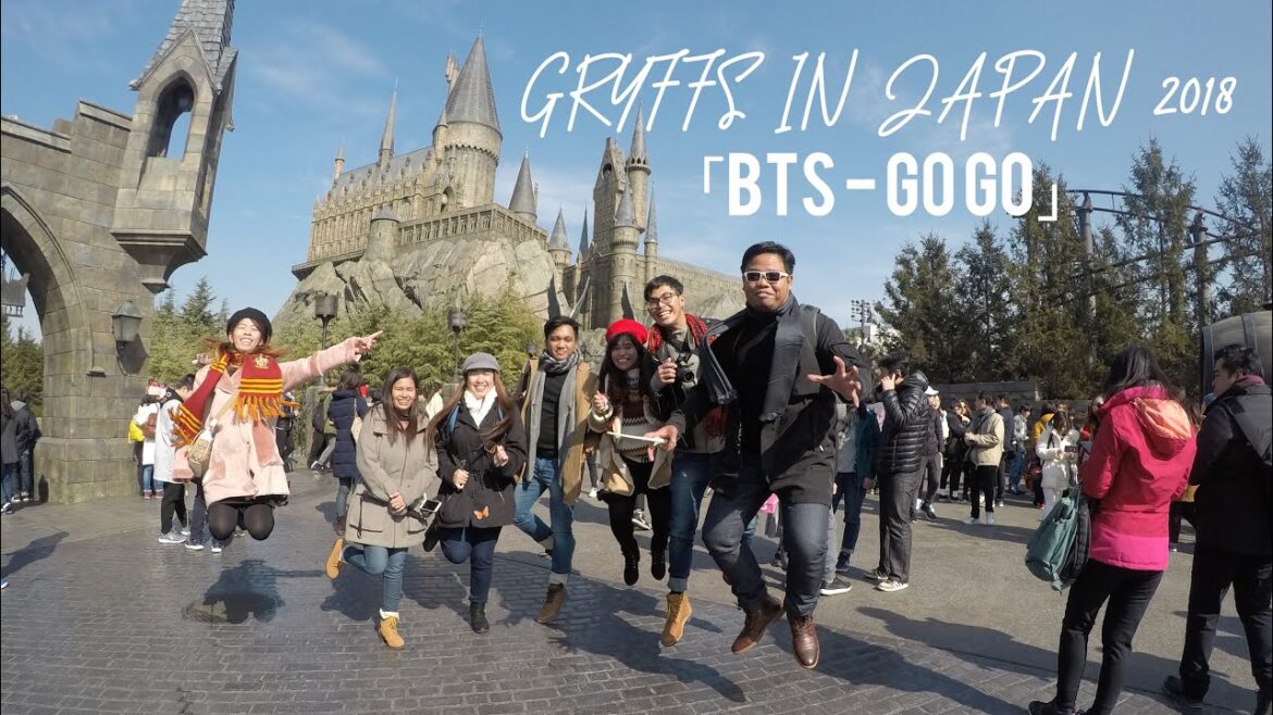 BEST FRIENDS DANCE to BTS 방탄소년단 - 고민보다 Go Go [Gryffs in Japan Travel Vlog 2018]