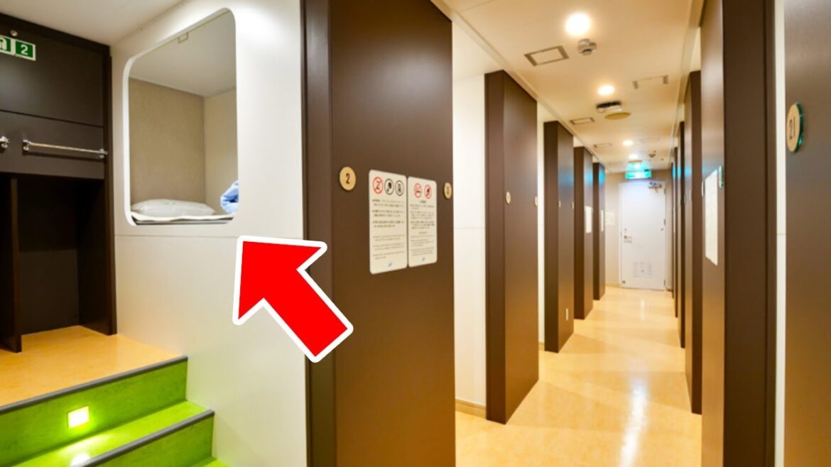 Cheapest Capsule Seat on Japan's Overnight Ferry💤🚢21 Hour Voyage Travel Vlog 東京九州フェリー はまゆう 船旅 旅行
