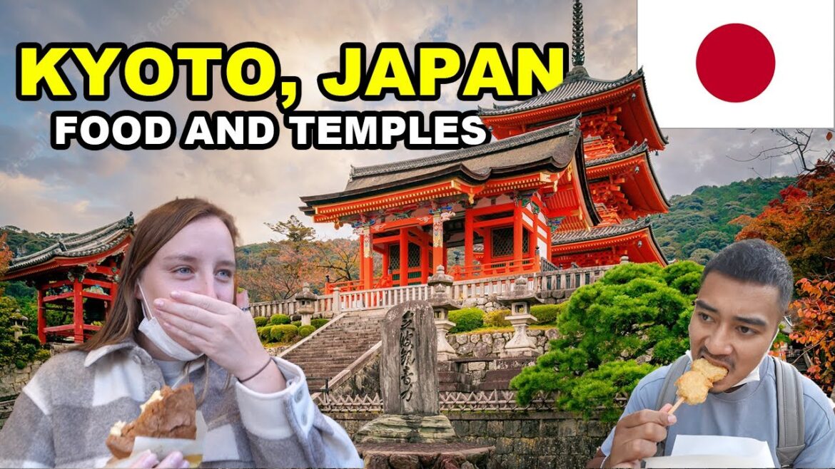 BRITISH COUPLE’S FULL DAY IN KYOTO - TRYING JAPANESE STREET FOODS/DESSERTS 🇯🇵