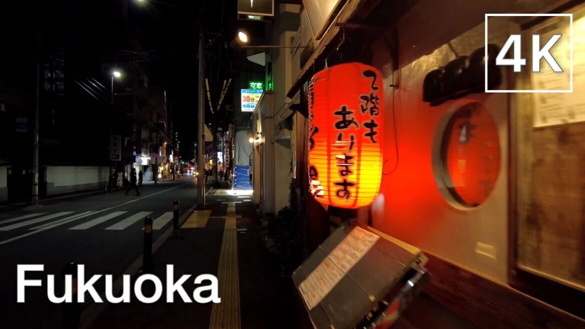 4K FUKUOKA JAPAN – Night Walk at The Popular Restaurant Area of Daimyo and Tenjin – April 2022 4K FUKUOKA JAPAN - Night Walk at The Popular Restaurant Area of Daimyo and Tenjin - April 2022