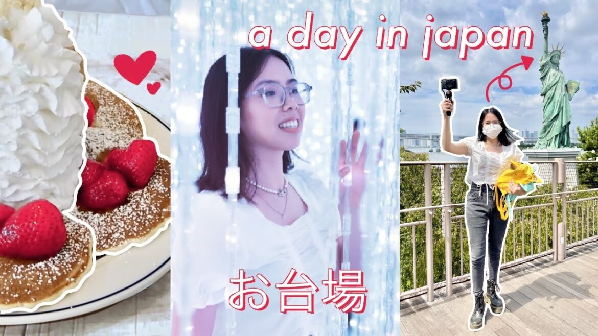 JAPAN VLOG 🥞 day trip from tokyo, sightseeing odaiba, sanrio, art museum