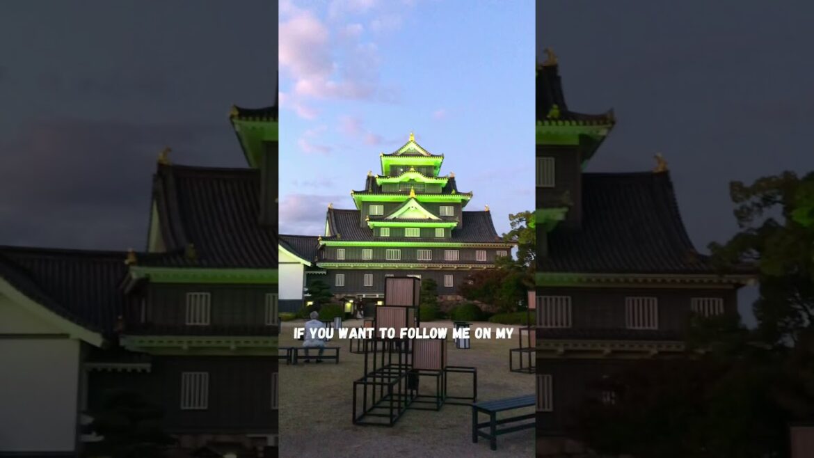 Okayama castle in Japan #shorts #japan #castle