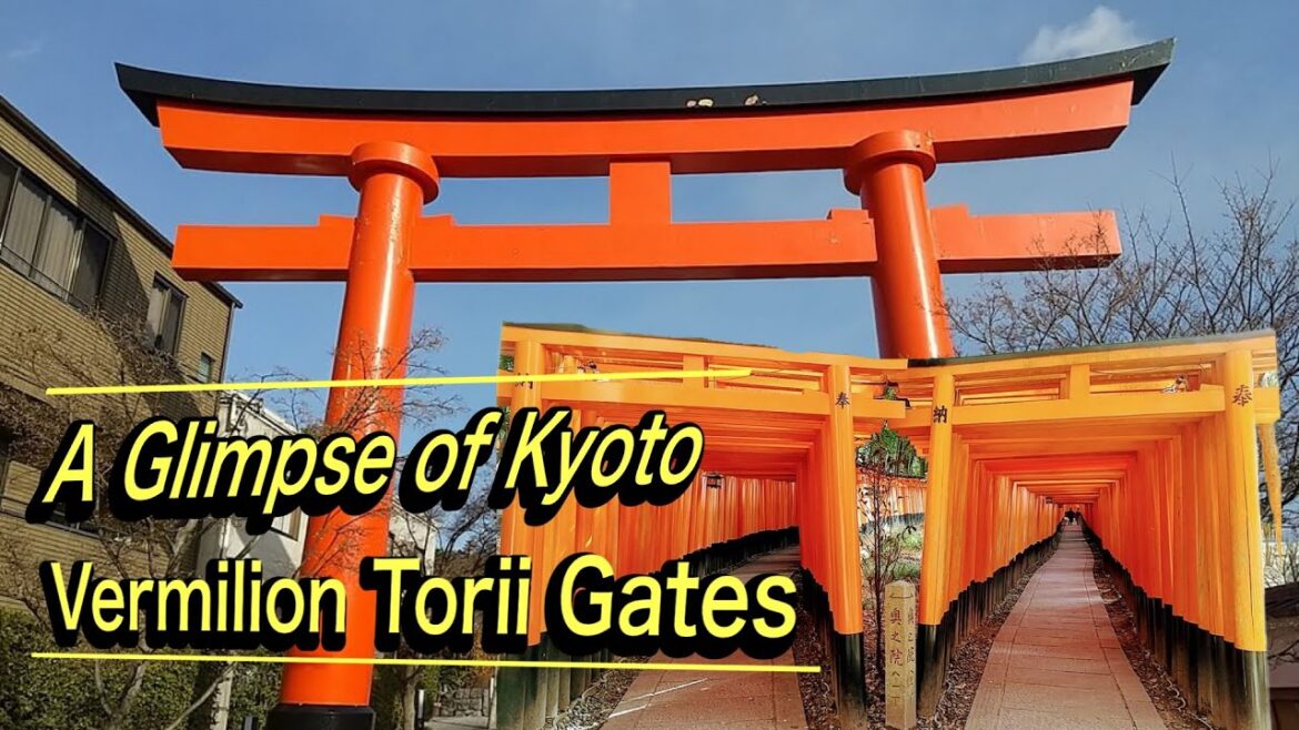 Fushimi Inari and it's marvelous vermilion torii gates! Kyoto Japan 4k