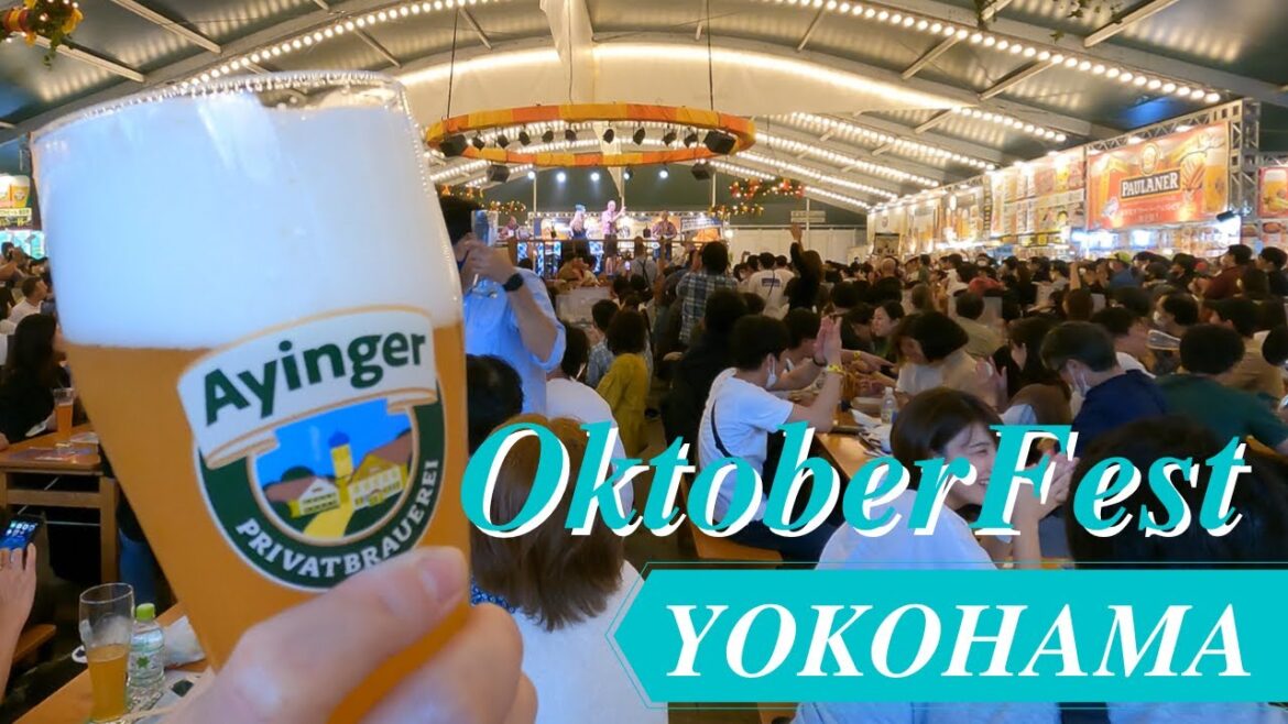 [4K]Oktoberfest Beer Festival 2022 - Yokohama