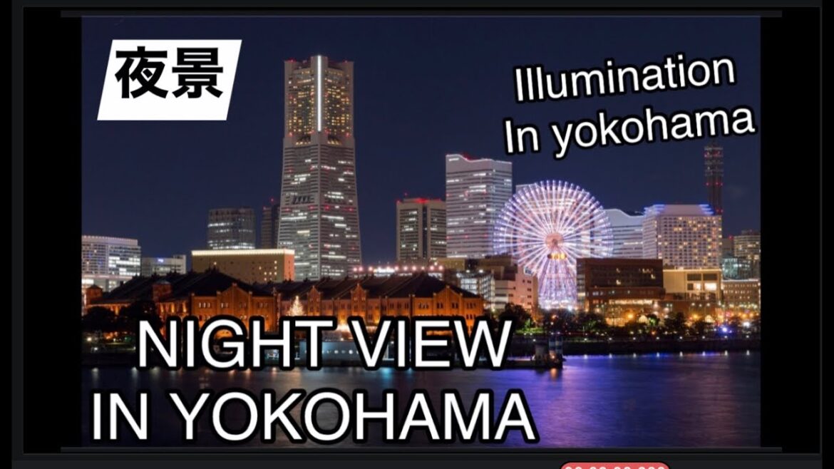 The Night Scenery Of Yokohama