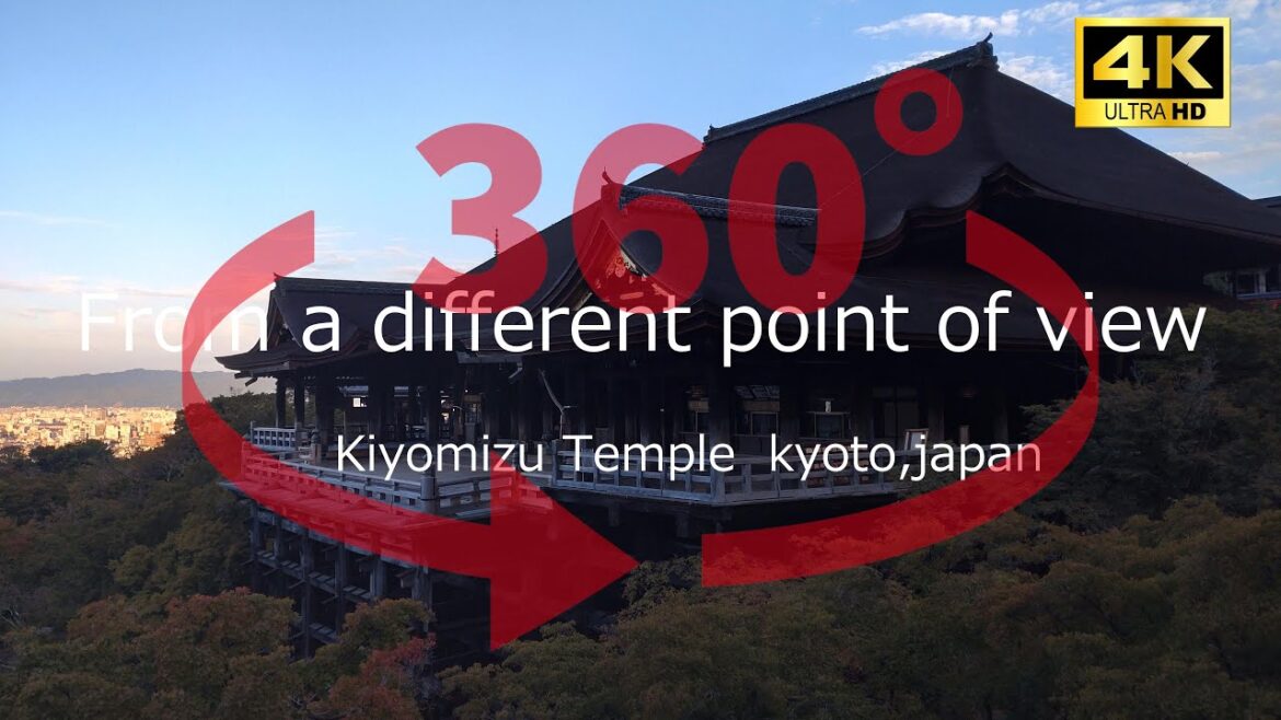【4K】【360°】From a different point of view(Kiyomizu Temple　kyoto,japan)