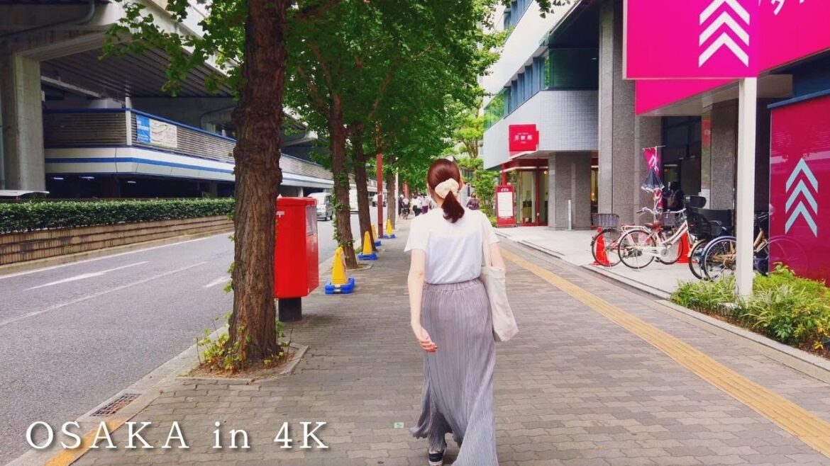 4K Osaka Walking Tour in Japan | ESAKA CITY (大阪 江坂)