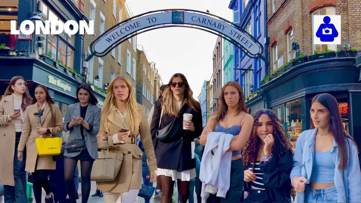 England, London Walk 🇬🇧 Mayfair, OXFORD STREET to Carnaby Street | London Walking tour 4K HDR