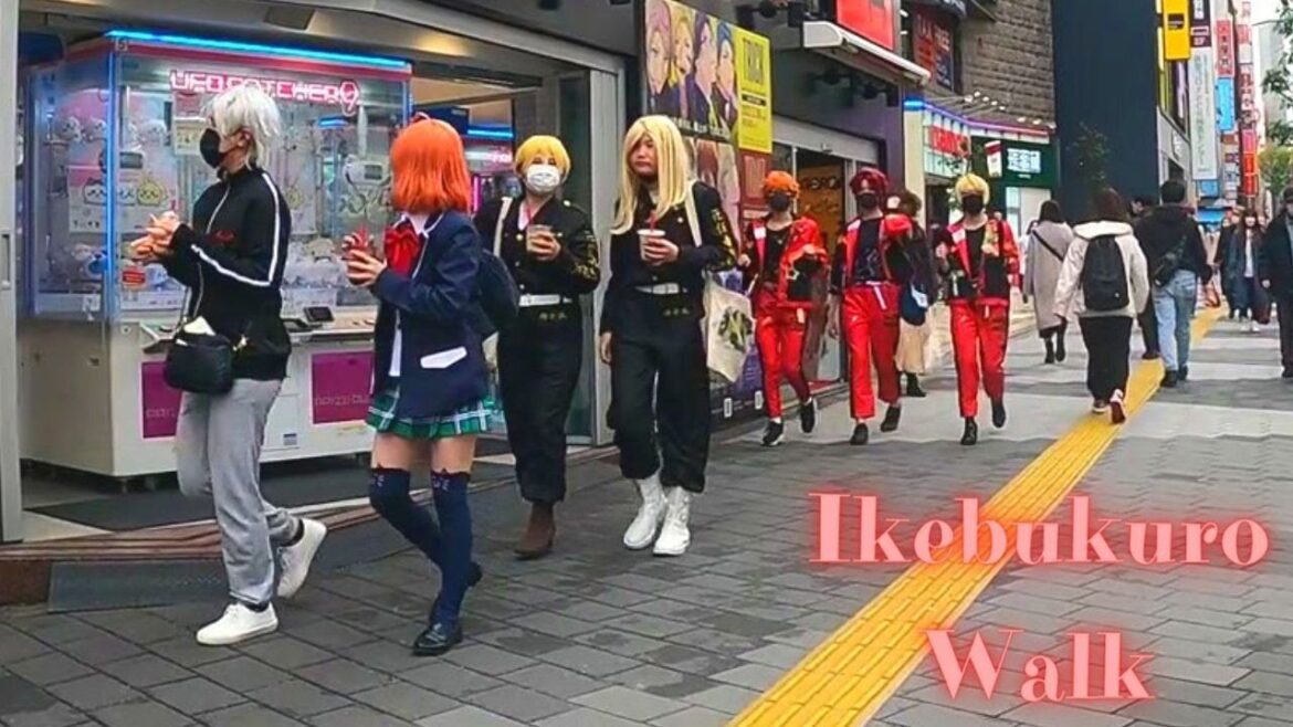 Anime City. Ikebukuro Tokyo in Japan walking tour. 【4K】3.2022 Anime City. Ikebukuro Tokyo in Japan walking tour. 【4K】3.2022