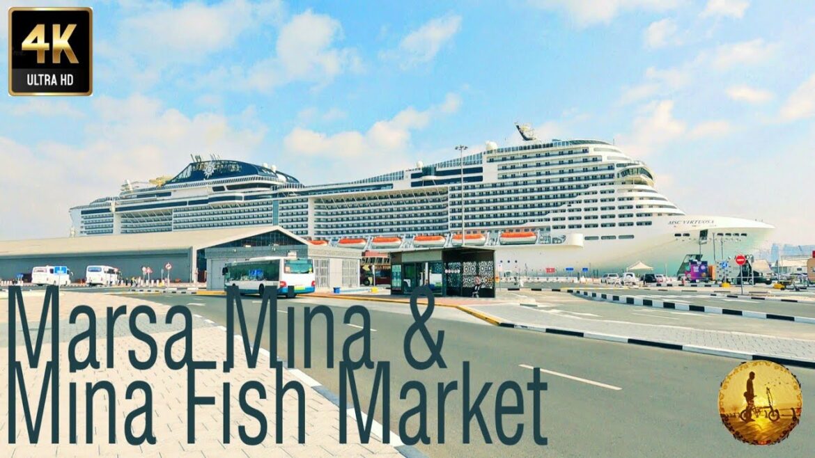 Marsa Mina & Mina Fish Market walk tour | #uae, #unitedarabemirates, #abudhabi, #fishmarket
