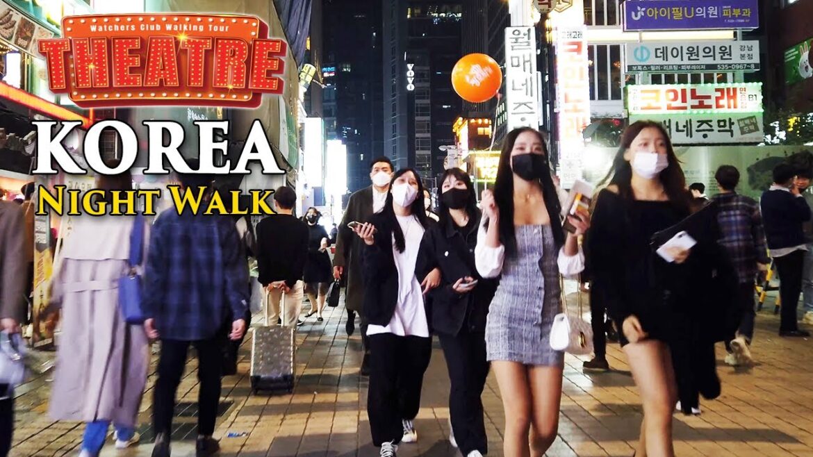 Night Walk Korea – Burning Seoul Night Street Walking Tour Premiere 불타는 강남의 밤길 산책 Night Walk Korea - Burning Seoul Night Street Walking Tour Premiere 불타는 강남의 밤길 산책