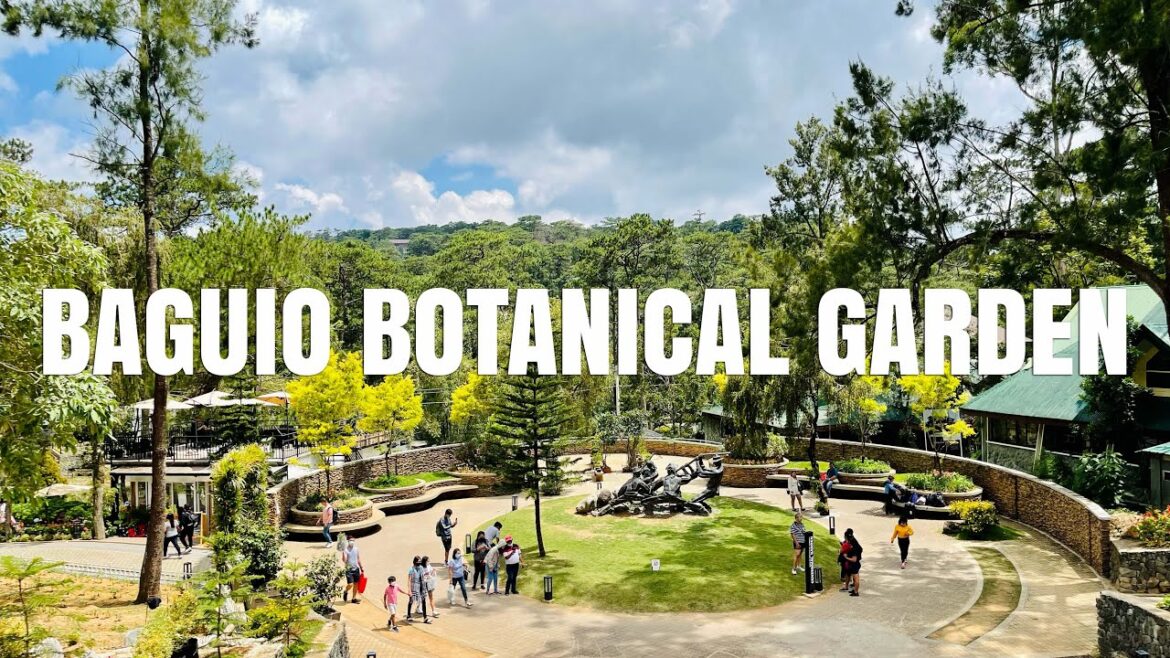 [4K] Baguio Botanical Garden Walking Tour | One of the must visit places in Baguio