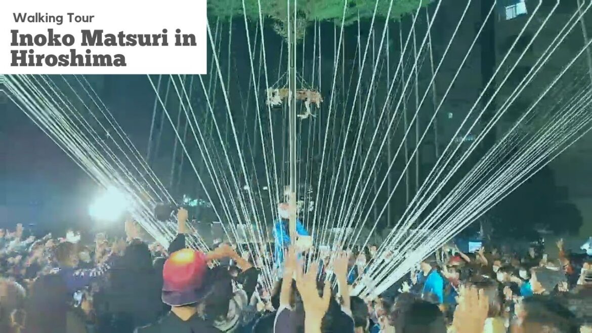 The traditional festival Inoko Matsuri in Hiroshima, revived after 17 years hiatus