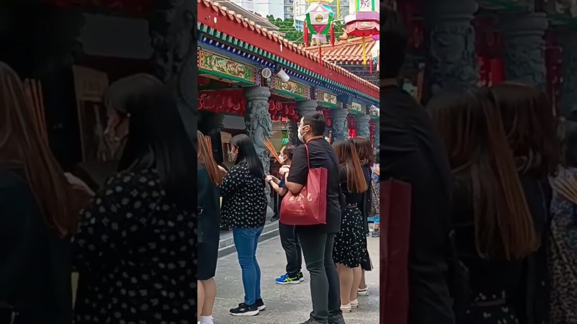 Chinese temple Hong Kong, #shorts #china #temple #beautiful