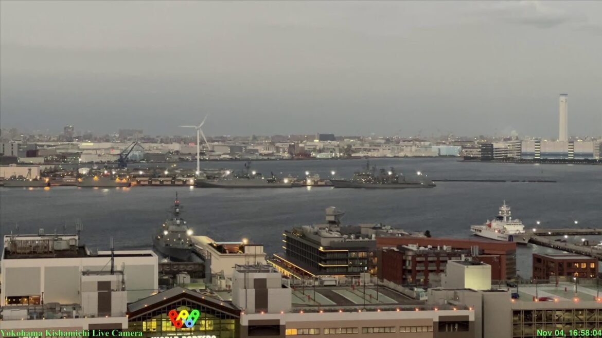 🔴Live Cam Yokohama Japan /横浜汽車道ライブカメラ 新港埠頭 国際観艦式2022:4 Nov 2022 🔴Live Cam Yokohama Japan /横浜汽車道ライブカメラ 新港埠頭 国際観艦式2022:4 Nov 2022