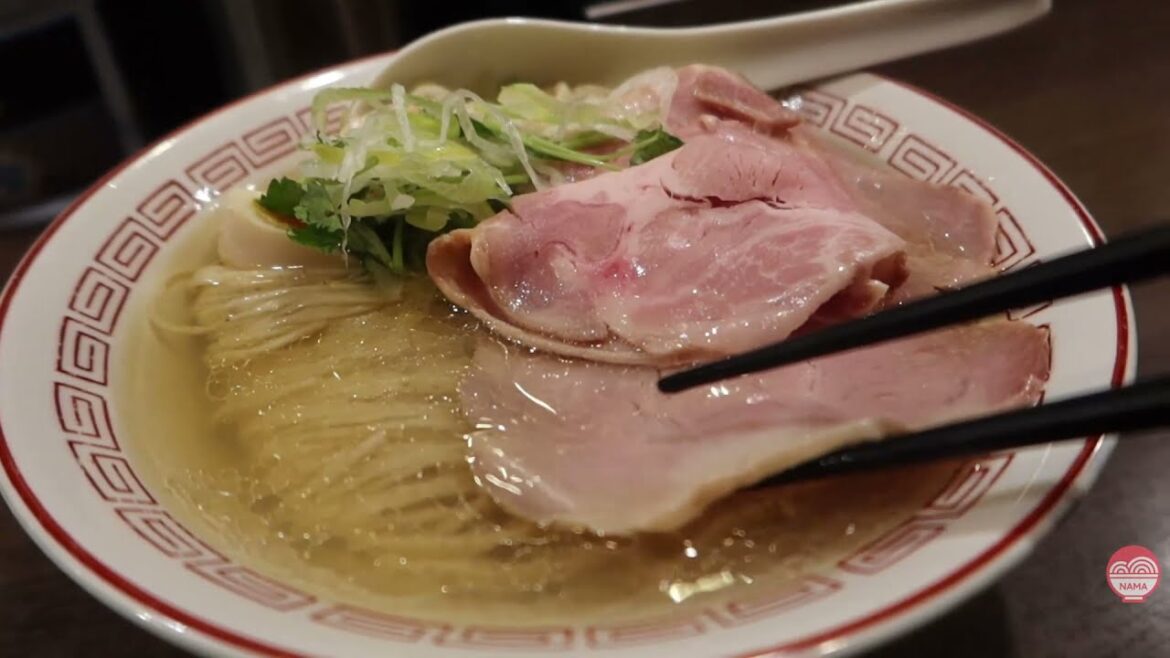 Ultra clear shio and shoyu ramen at Yatagarasu near Kudanshita station