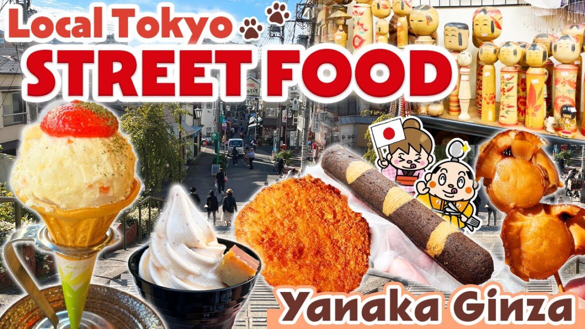 Local Tokyo Street Food Tour in Yanaka Ginza / Japan Travel Vlog