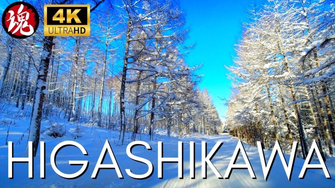 Freezing Winter Drive In Japan | Higashikawa Hokkaido