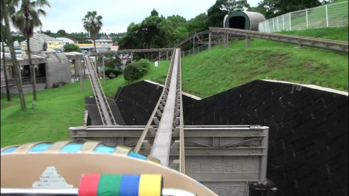 Sphinx Roller Coaster POV Kiddie Family Coaster Mitsui Greenland Japan HD 1080