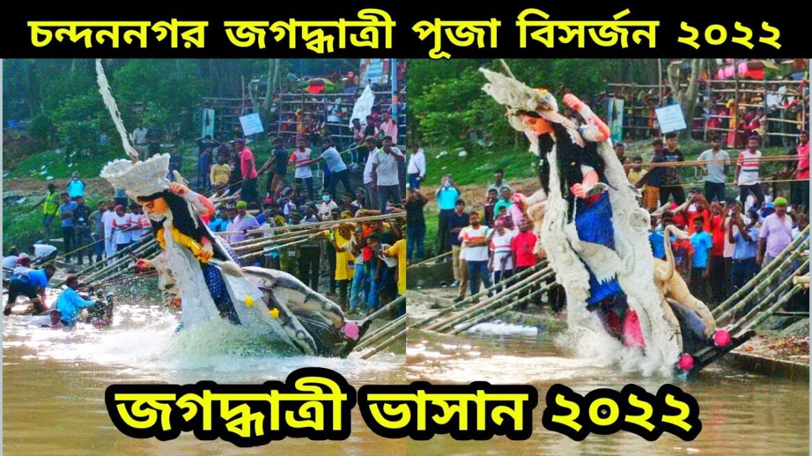 Jagadhatri Puja 2022 Chandannagar | Immersion Festival Of Goddess Jagaddhatri at Chandannagar Jagadhatri Puja 2022 Chandannagar | Immersion Festival Of Goddess Jagaddhatri at Chandannagar