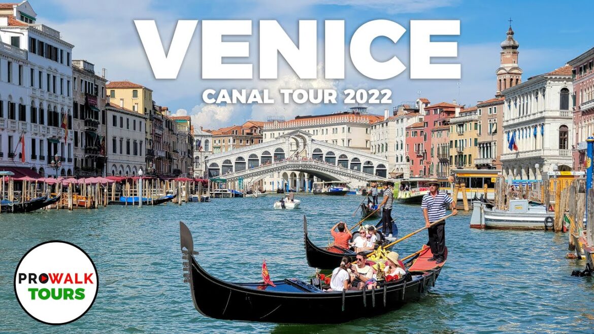 Venice, Italy Canal Tour 2022 - 4K with Captions - Frame TV