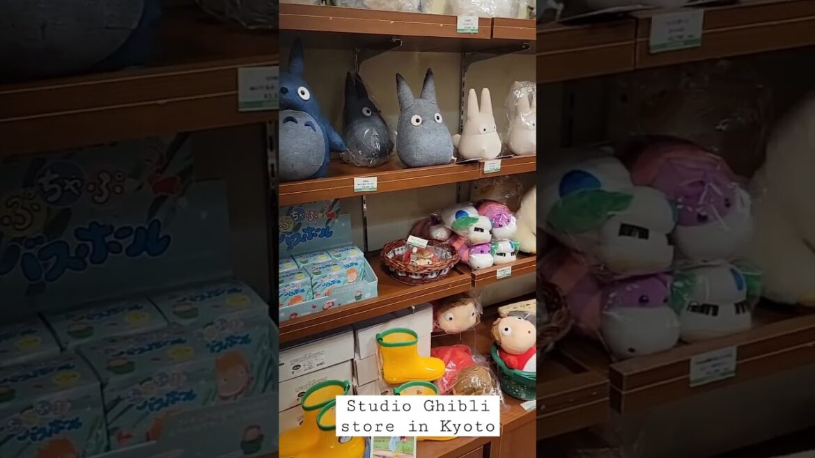 Studio Ghibli store Kyoto our favorite Ghibli store. #japanshorts #shorts