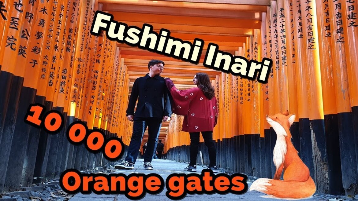 【4K】[ENG Sub] Fushimi Inari ⛩Gates⛩, Kiyomizu-dera Temple & 👘 traditional kimonos [LiJ Vlog Day 7]