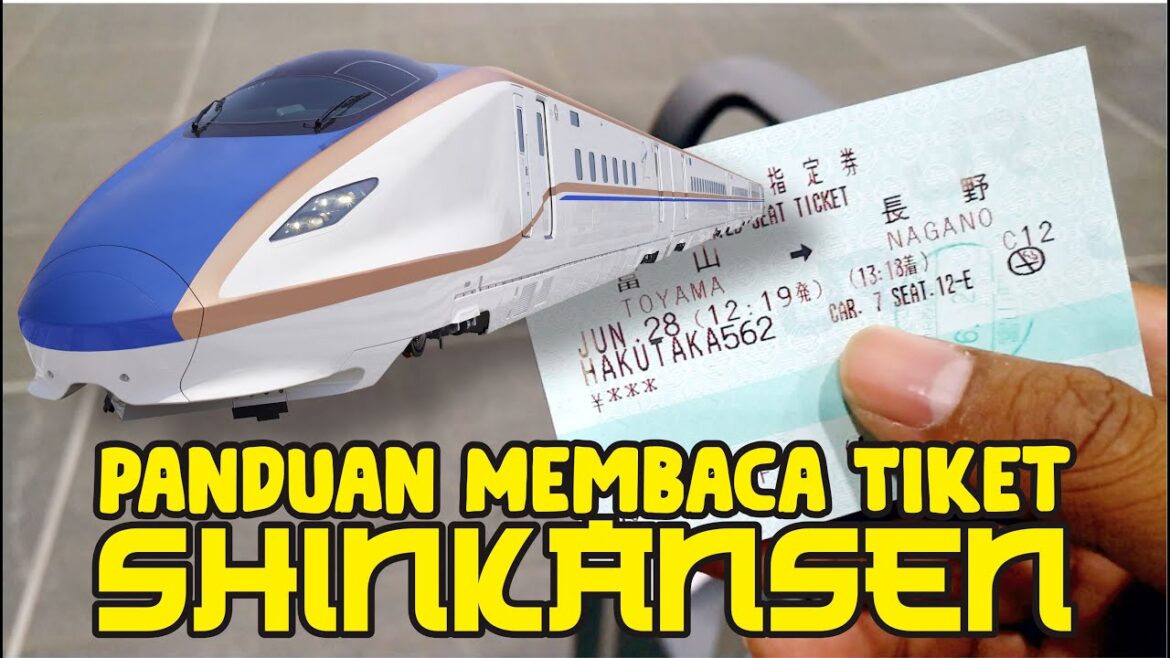 Panduan Membaca Tiket Shinkansen dan Fasilitas di Tempat Duduk Shinkansen