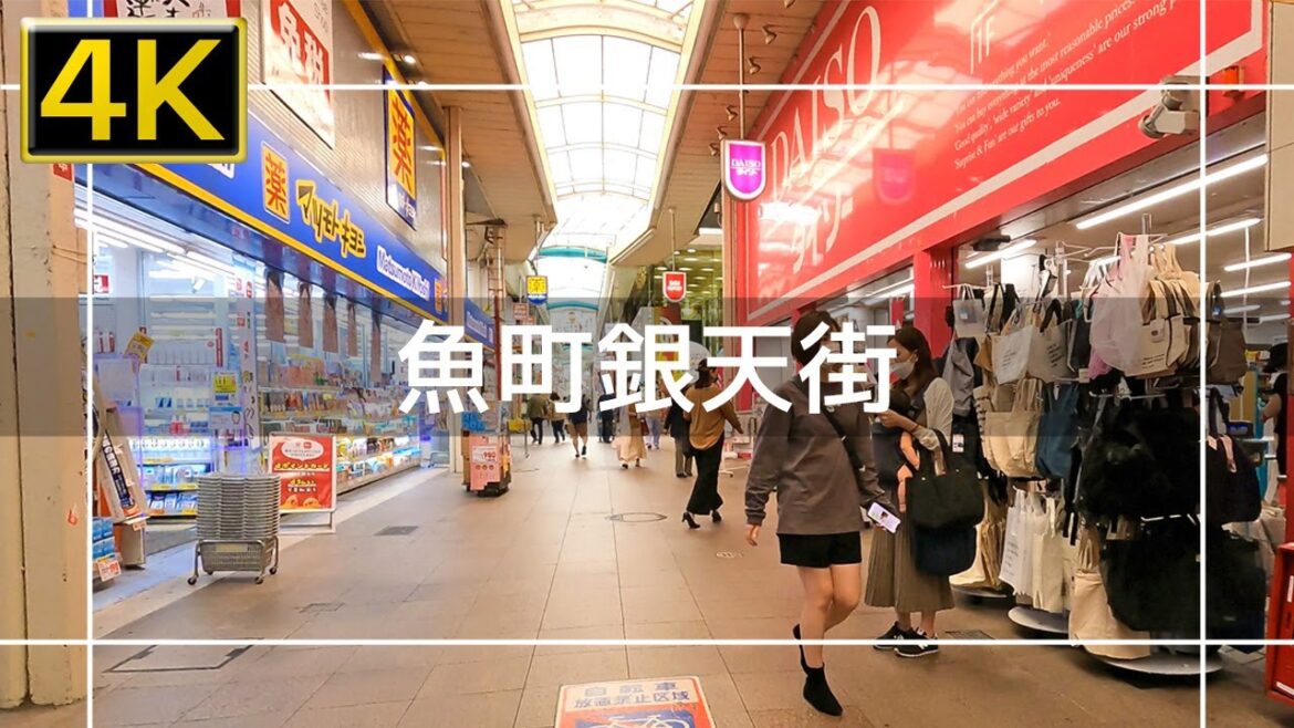 【2022年10月】魚町銀天街を歩いてみた【4K】