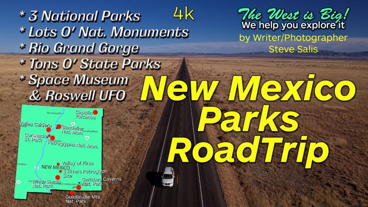 Best Natural Places to visit in New Mexico. White Sands, Carlsbad Caverns & more