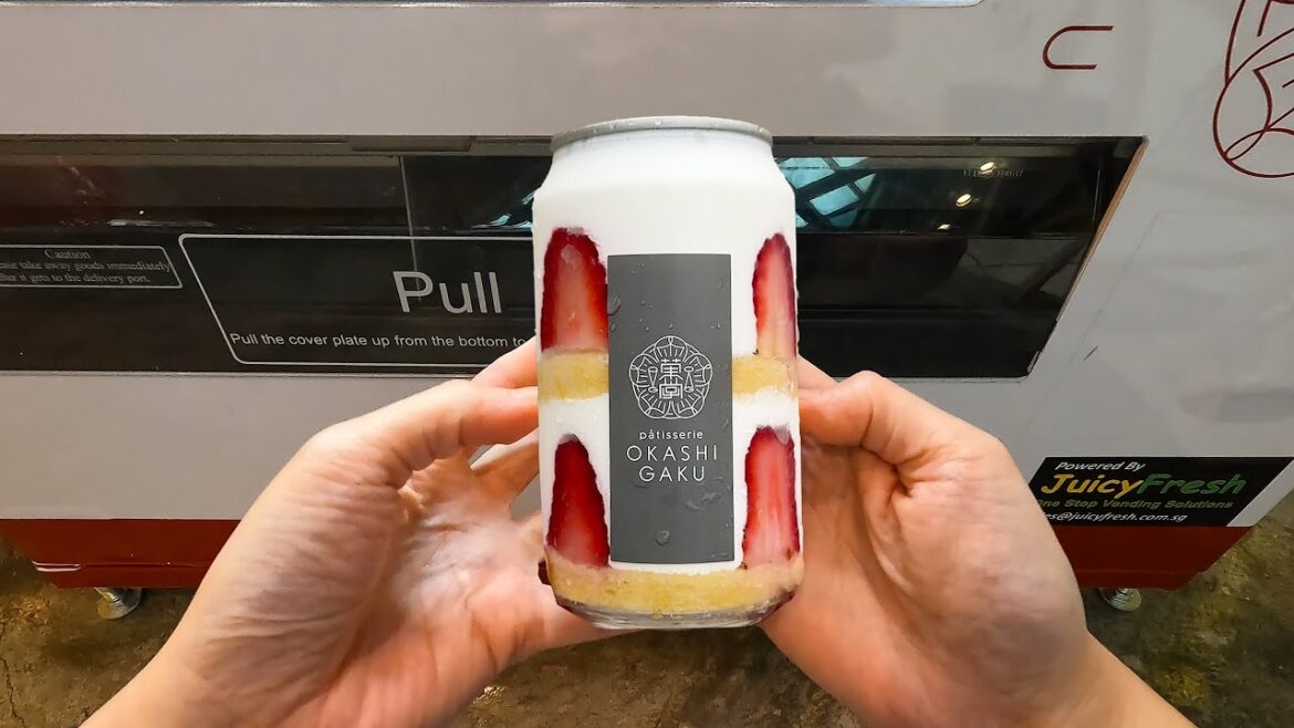 Cake in a Can Vending Machine