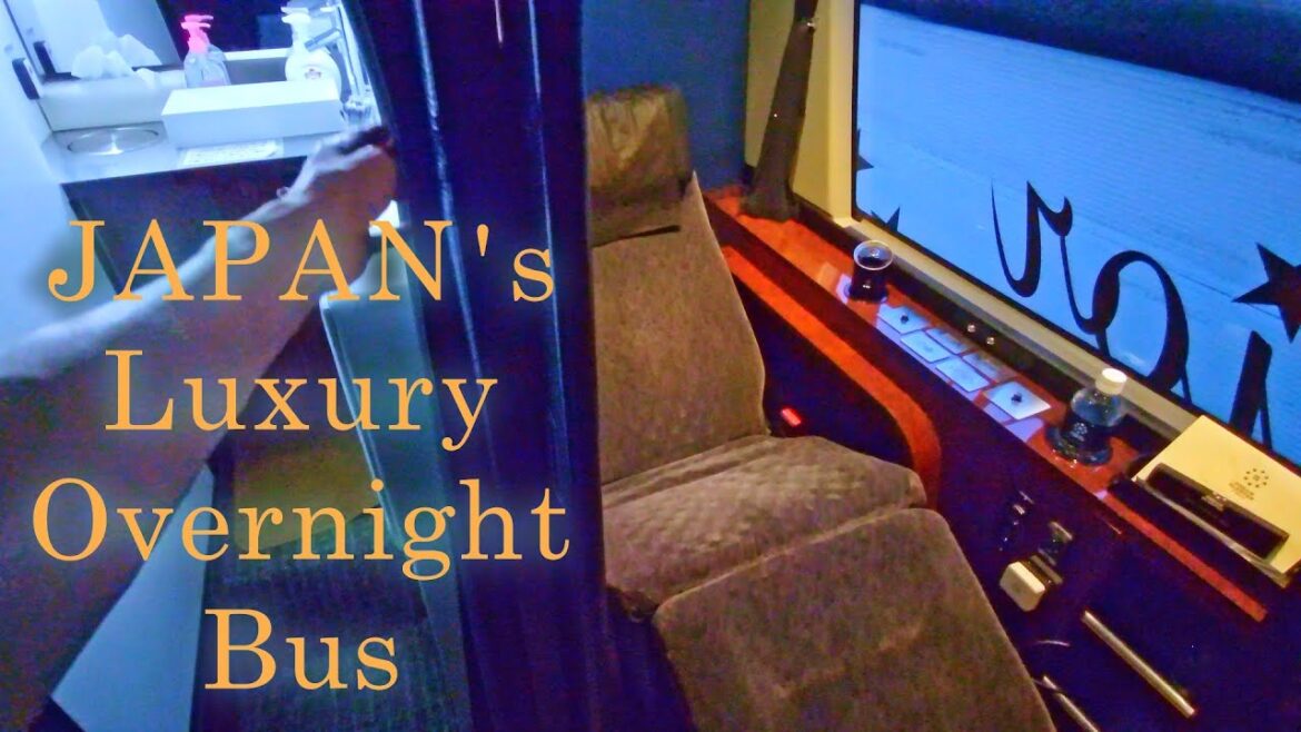 All Seats First Class | Japan's Luxury Overnight Bus Travel [DREAM SLEEPER] Osaka-Tokyo