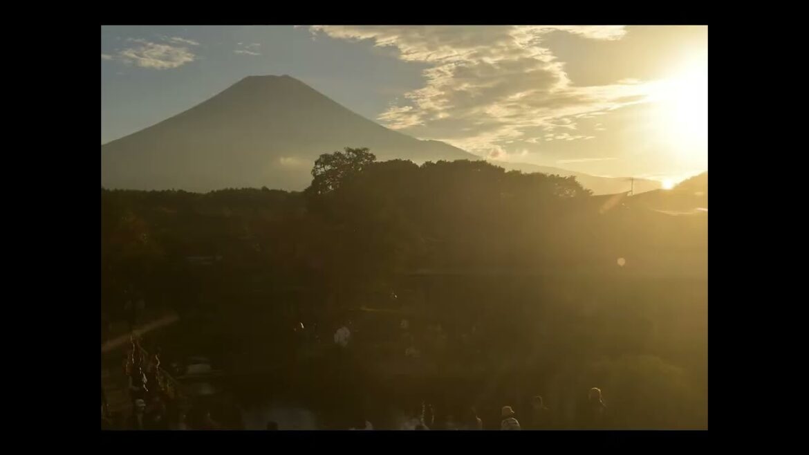Mt  Fuji Time Lapse Video from Oshino Hakkai Fujiyama Live Camera 16 in 2022 10