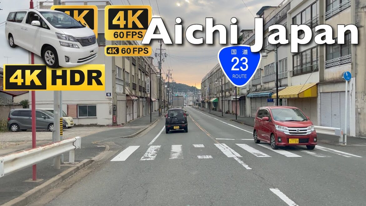 Drive to Work from Gamagori Aichi Japan | National Route 23 Drive to Work from Gamagori Aichi Japan | National Route 23