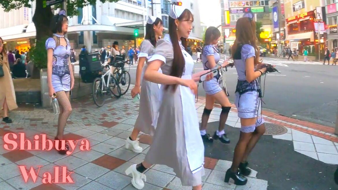 Shibuya Tokyo in Japan walking tour. 【4K】10.2022