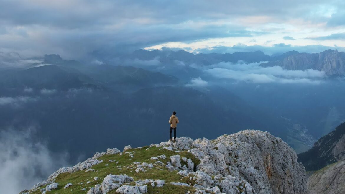 Hiking 50km Alone in the Dolomites in Italy - Walking Through Clouds