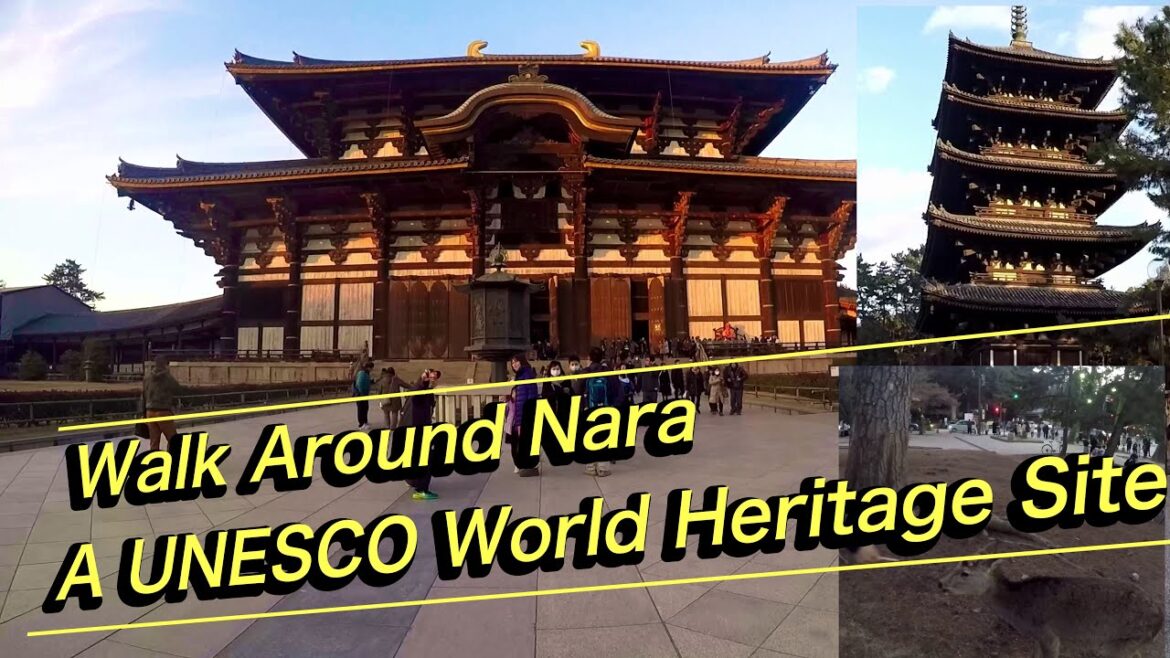 Amazing Walk Around Nara Japan in 4k 😍😀a UNESCO World Heritage Site Welterbestätten