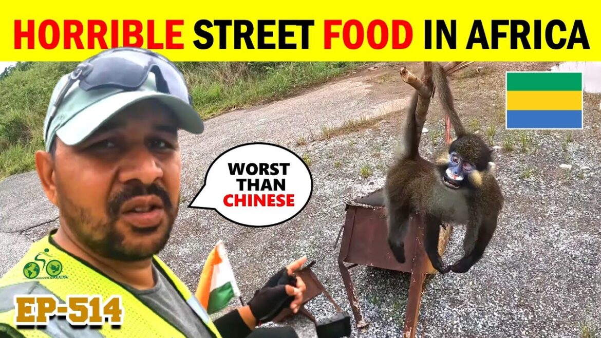 UNREAL African Street Food !! Only Non-Vegetarian allowed !! Cycle Baba Ep-514
