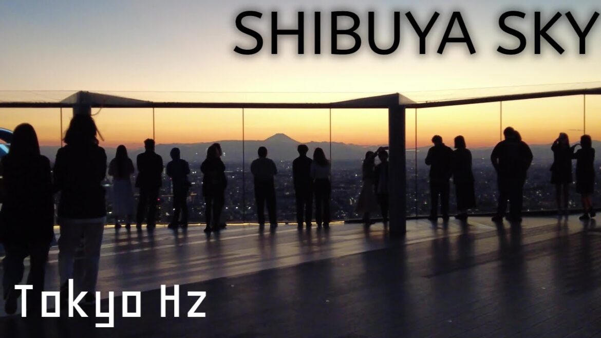 4K 渋谷スカイから臨む美しい富士山 ✖ 日の入り / Beautiful Sunset View with Mt. Fuji from SHIBUYA SKY in Tokyo, Japan