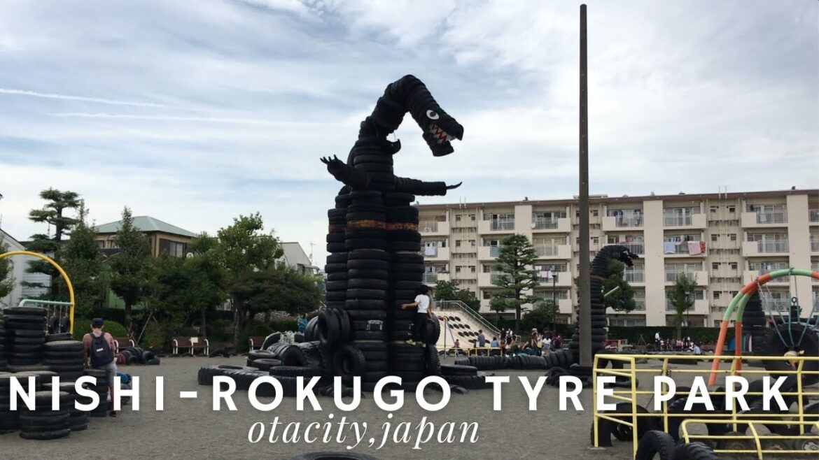 Japan|nishi-rokugo tyre park|vol.21|explore food and travel vlogs|ota city