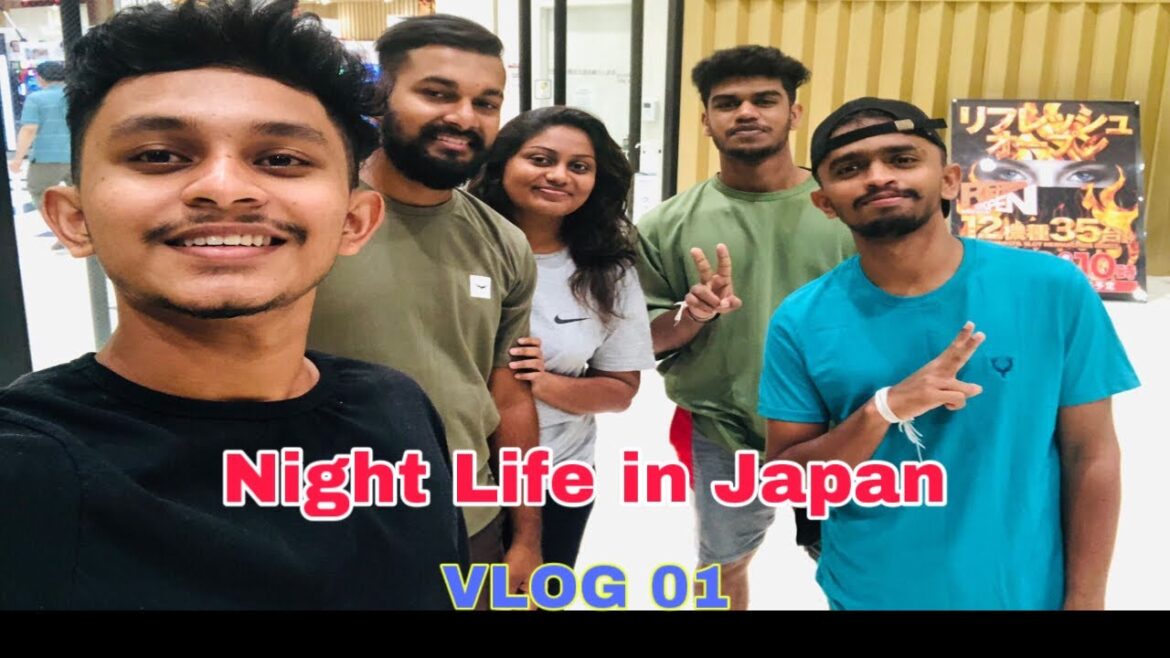 Night Life in Japan Osaka Vlog 01 | Japan street foods | Travel Japan | Night life of Nihon