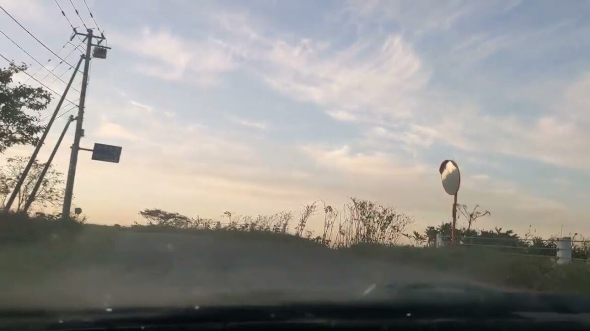 🌄drive through the back roads of hokkaido at sunset🌅