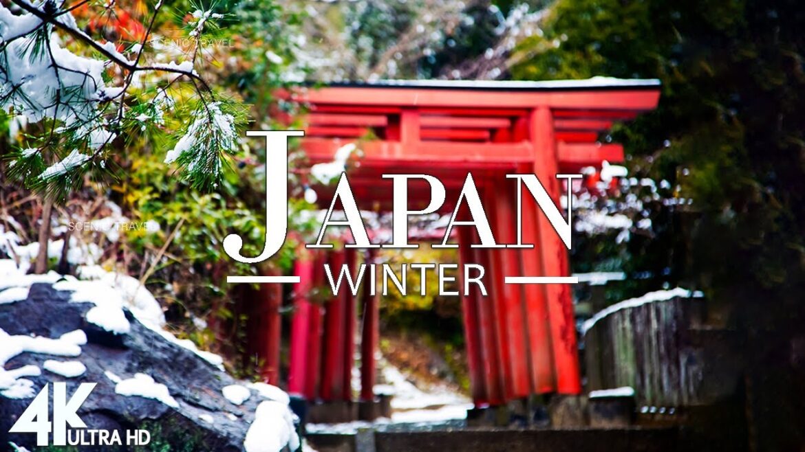 Japan Winter 4K - Scenic Relaxation Film With Calming Music | Scenic Travel