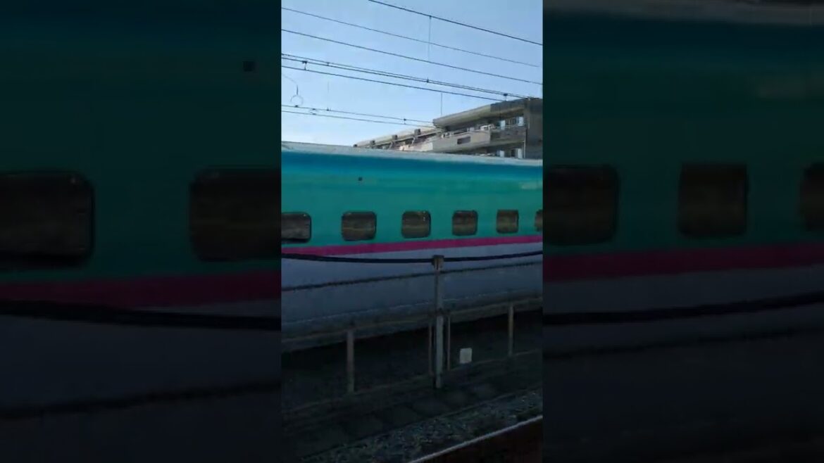 [4K 60fps] Japan High-speed Train Shinkansen.