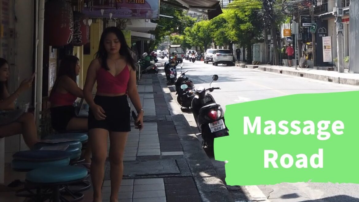 Walking Massage Road Asok Sukhumvit Soi 23 On 3rd November 2022 Thailand Walking Massage Road Asok Sukhumvit Soi 23 On 3rd November 2022 Thailand