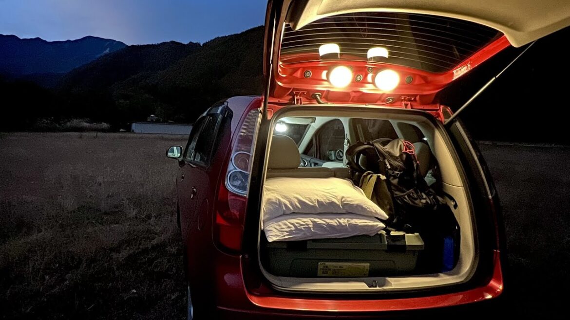 [NO DIY] Small Car Camping in the Long Autumn Night