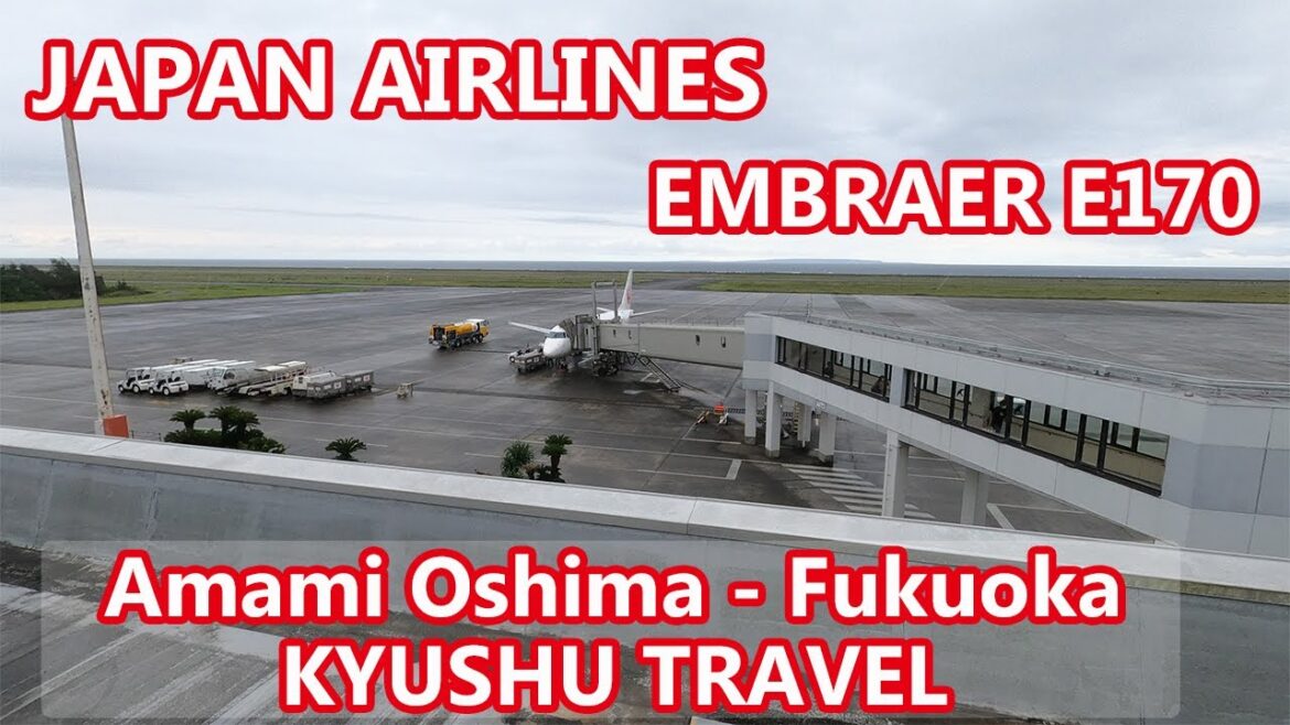 TRIP REPORT | JAPAN AIRLINES | EMBRAER E170 | Economy Class | Amami Oshima - Fukuoka