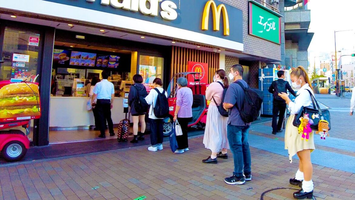 Kobe Sannomiya. Fashionable cafes are popular ♪💖🐶4K ASMR non-stop 1 hour 09 minutes