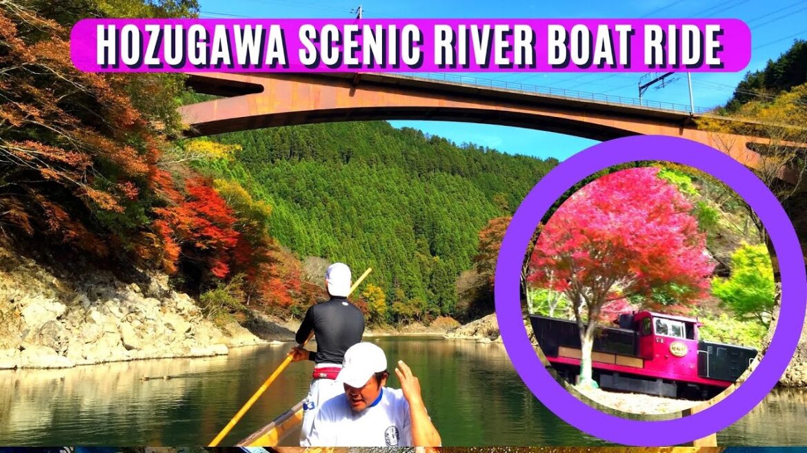 Kyoto Scenic Hozugawa River Boat Ride From Kameoka to Arashiyama With Picturesque Colourful Scenery